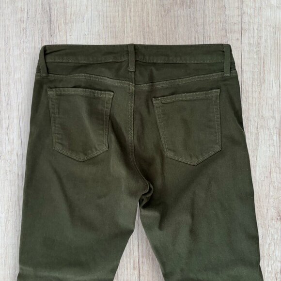 JUSTBLACK Olive Green Denim Stretch Skinny Jeans Just Black Size 30 - Picture 4 of 9